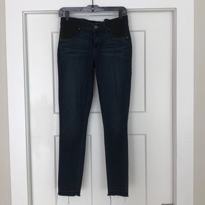 Paige Skinny Raw Edge Maternity Jeans Size 27
